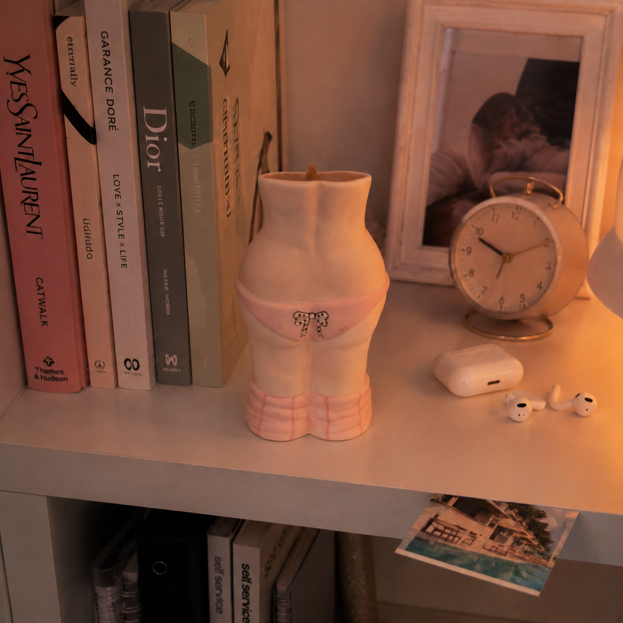 handmade ceramic candle + gift candle + aesthetic home decor + custom scent + gift for women/couples
