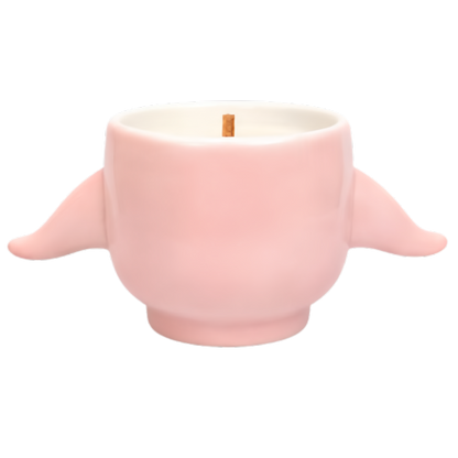 FOUR D BABY Handmade Ceramic Soy Candle – Aesthetic Scented Candle Gift Set
