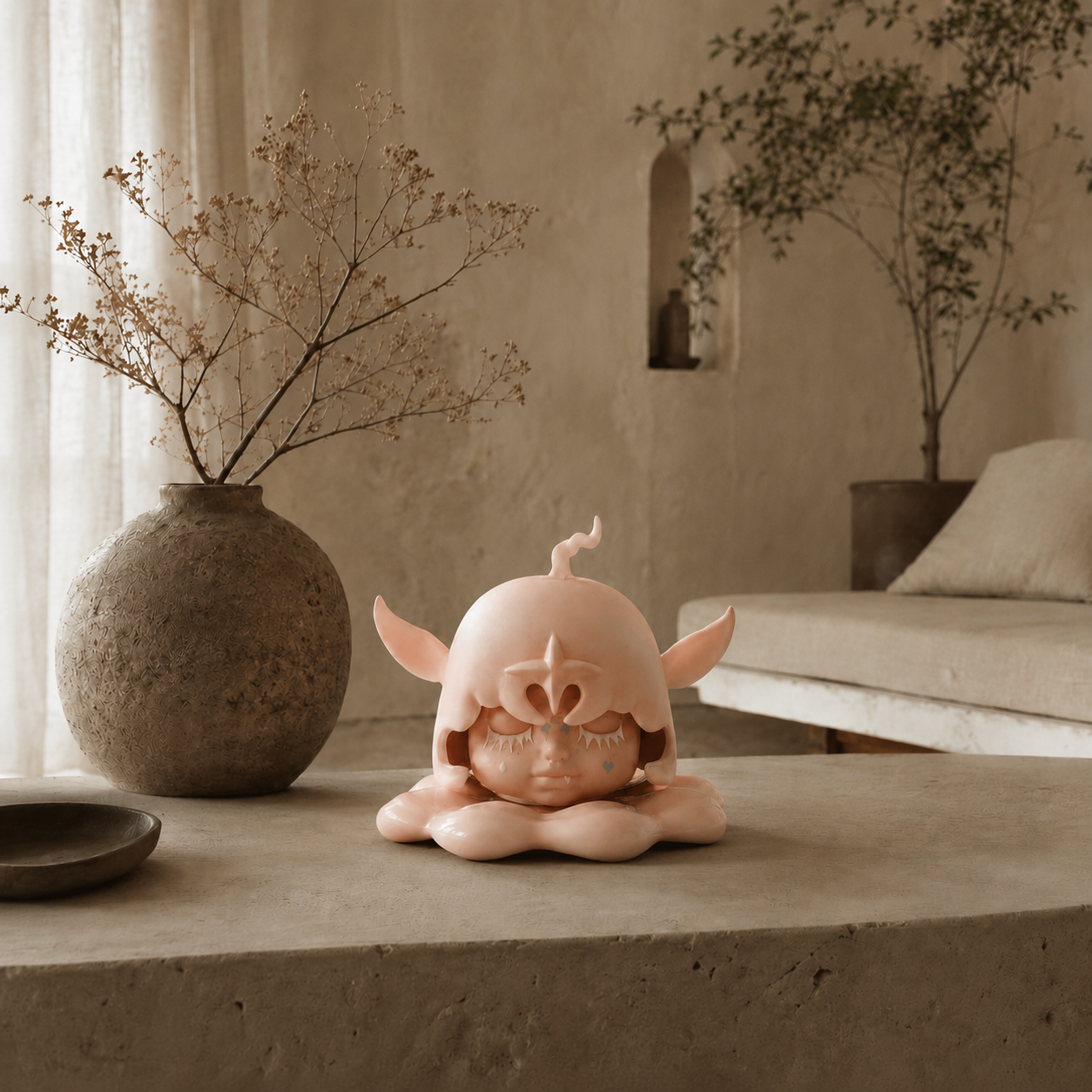 FOUR D BABY Handmade Ceramic Soy Candle – Luxury Scented Candle Gift Set